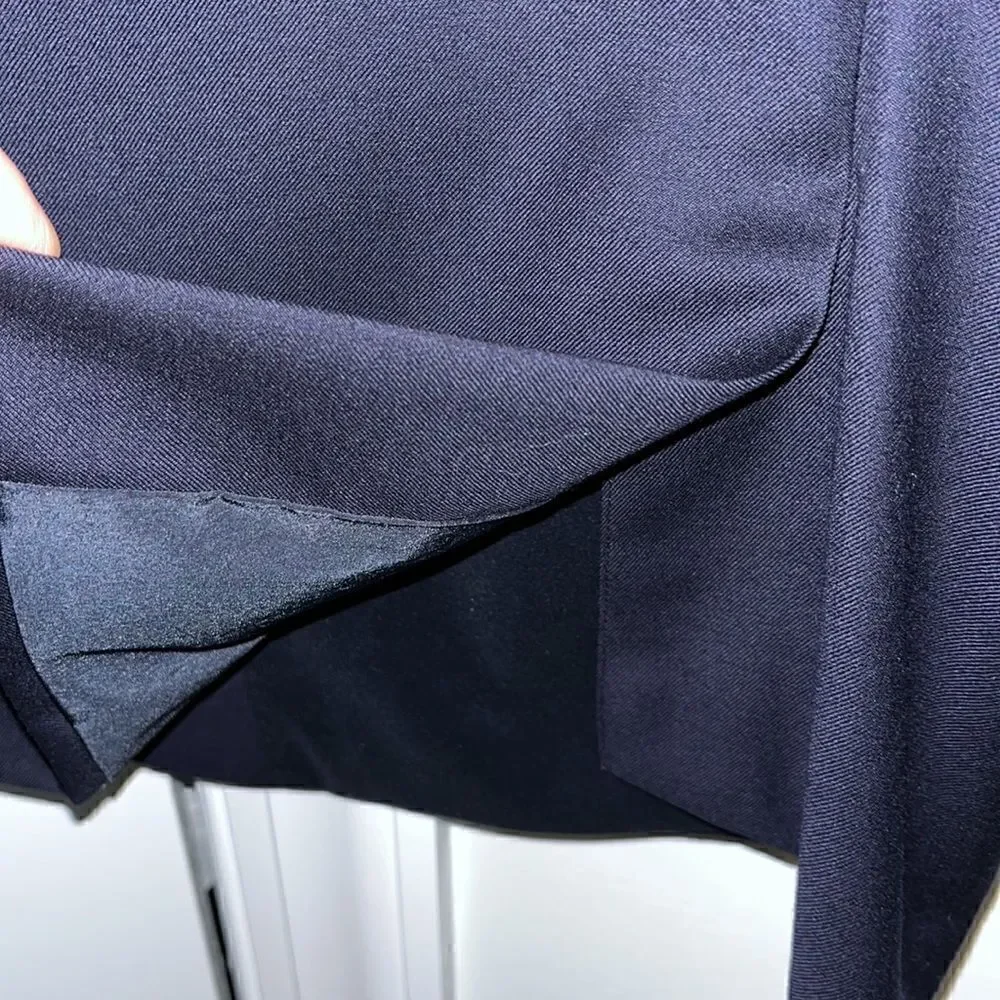 Ralph Lauren 2 button Navy Slim-Fit Wool Fully Lined Blazer Sportcoat Sport Coat
